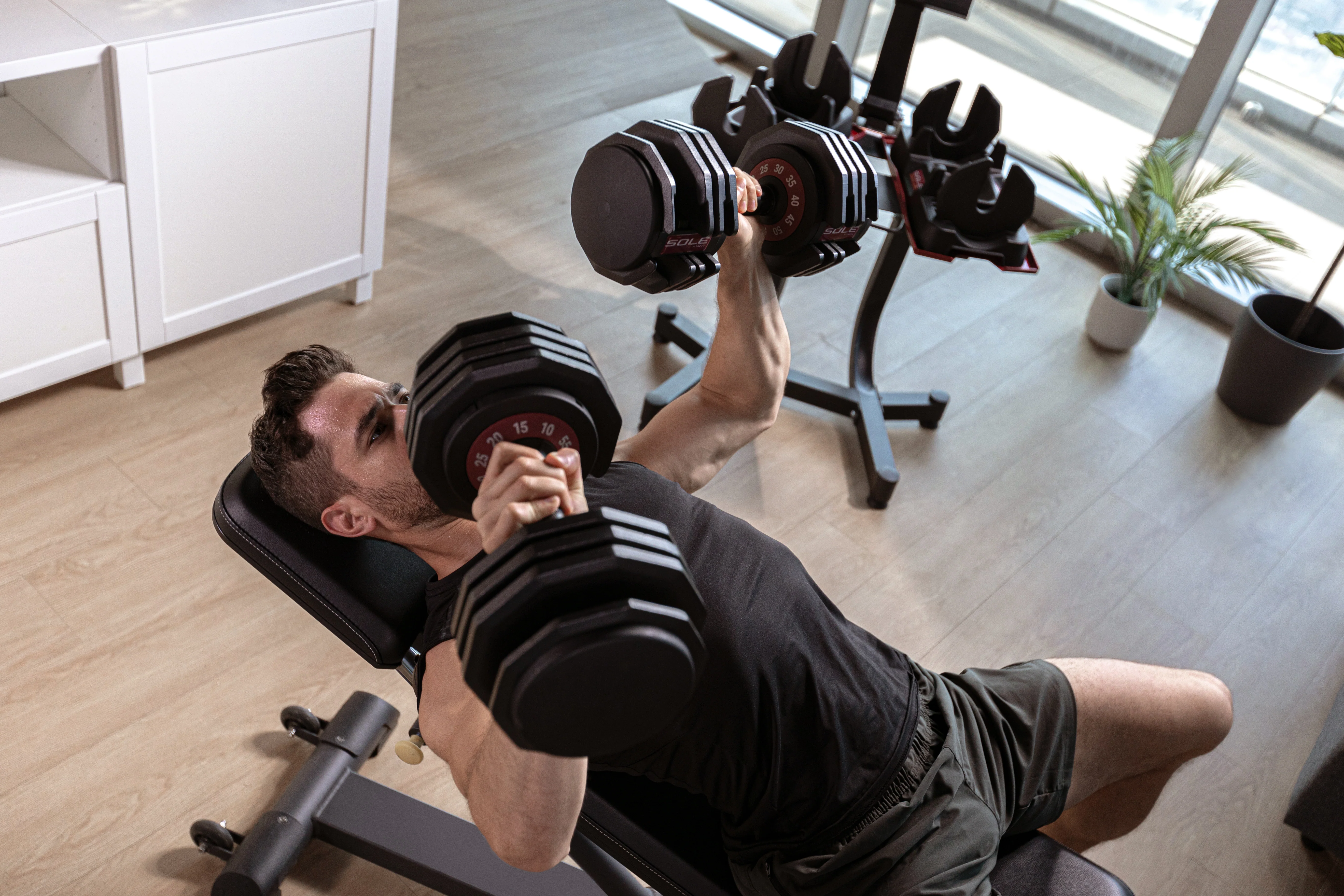 SW155 - Adjustable Dumbbells 55lbs. - Image 4